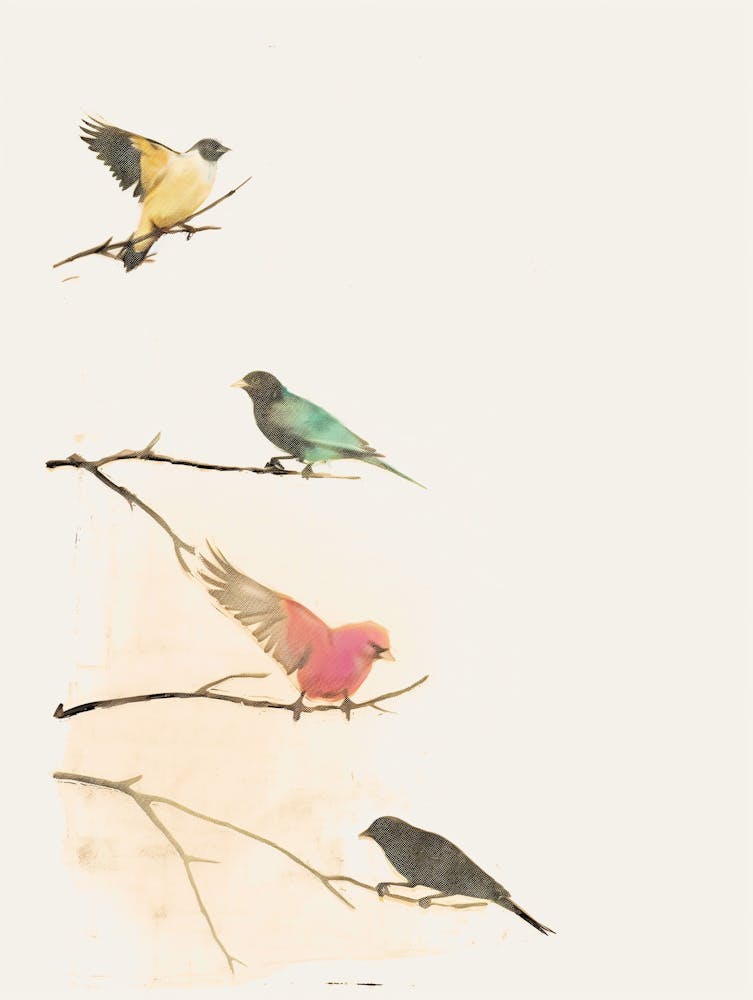 Birds On A Branch