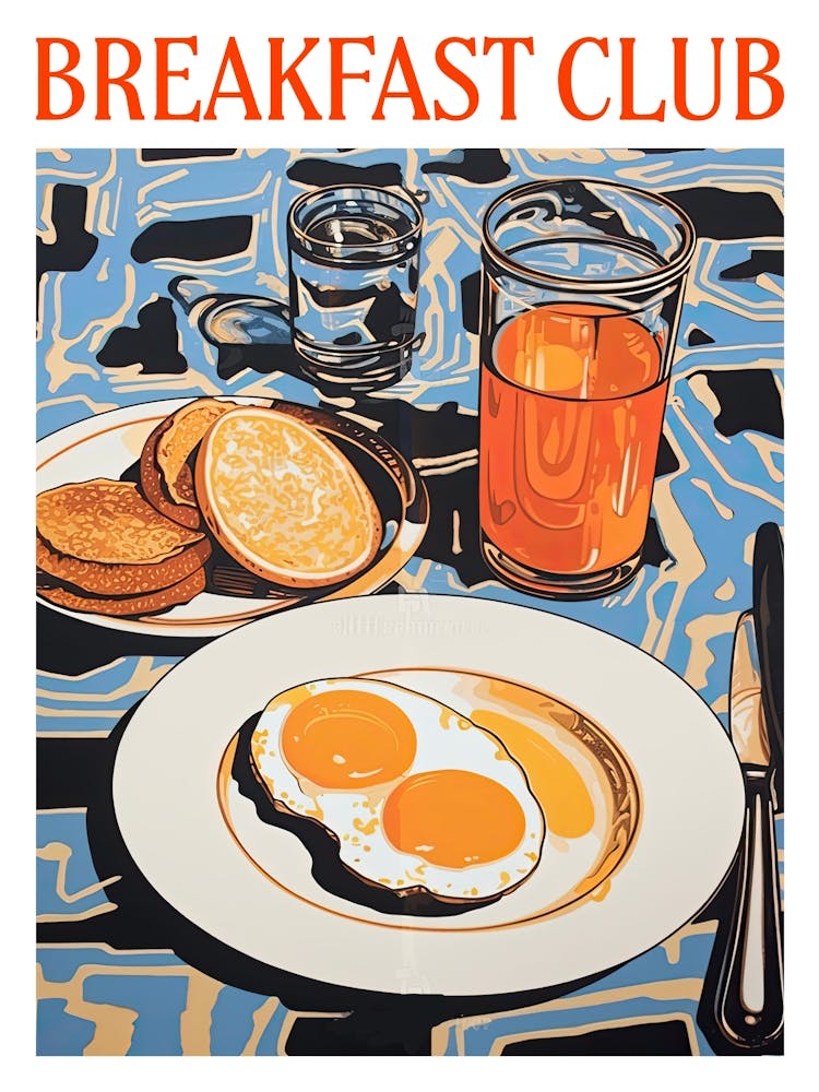 Breakfast Club Poster Food