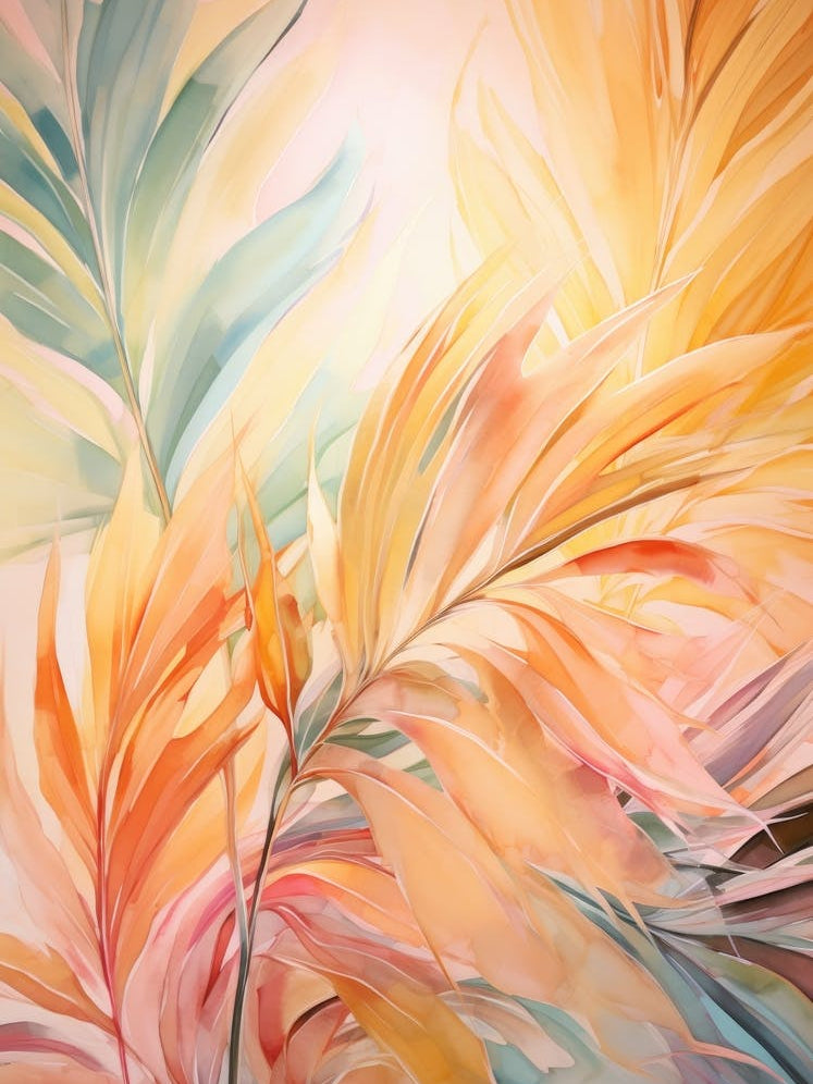 Abstract Of Tropical Leaves