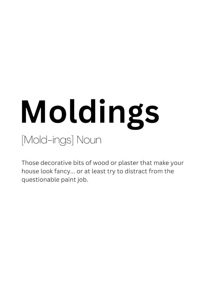 Moldings Definition Meaning
