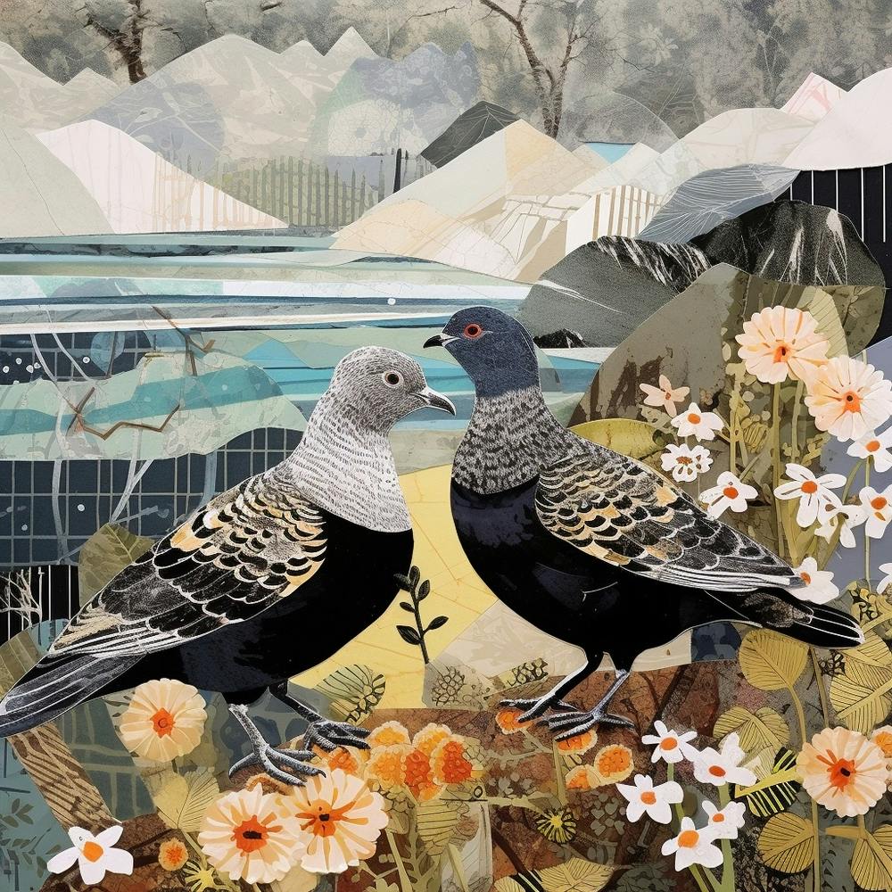 Bird In Nature Pigeon 2