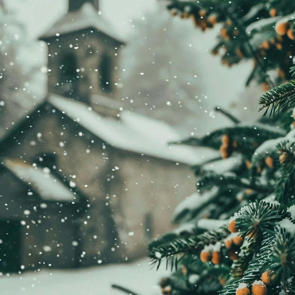 Snowy Church