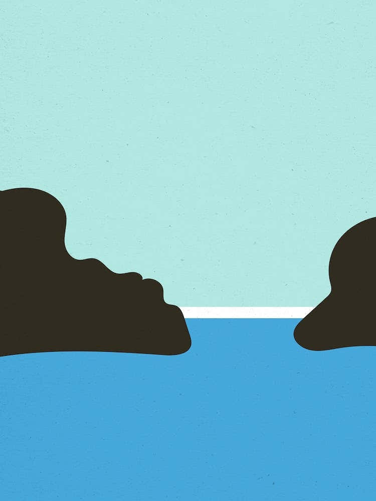 Beach Abstract Calm Water