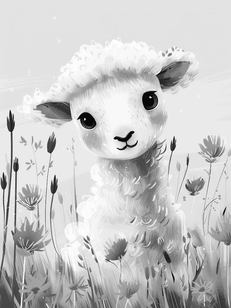 Little Lamb In The Meadow