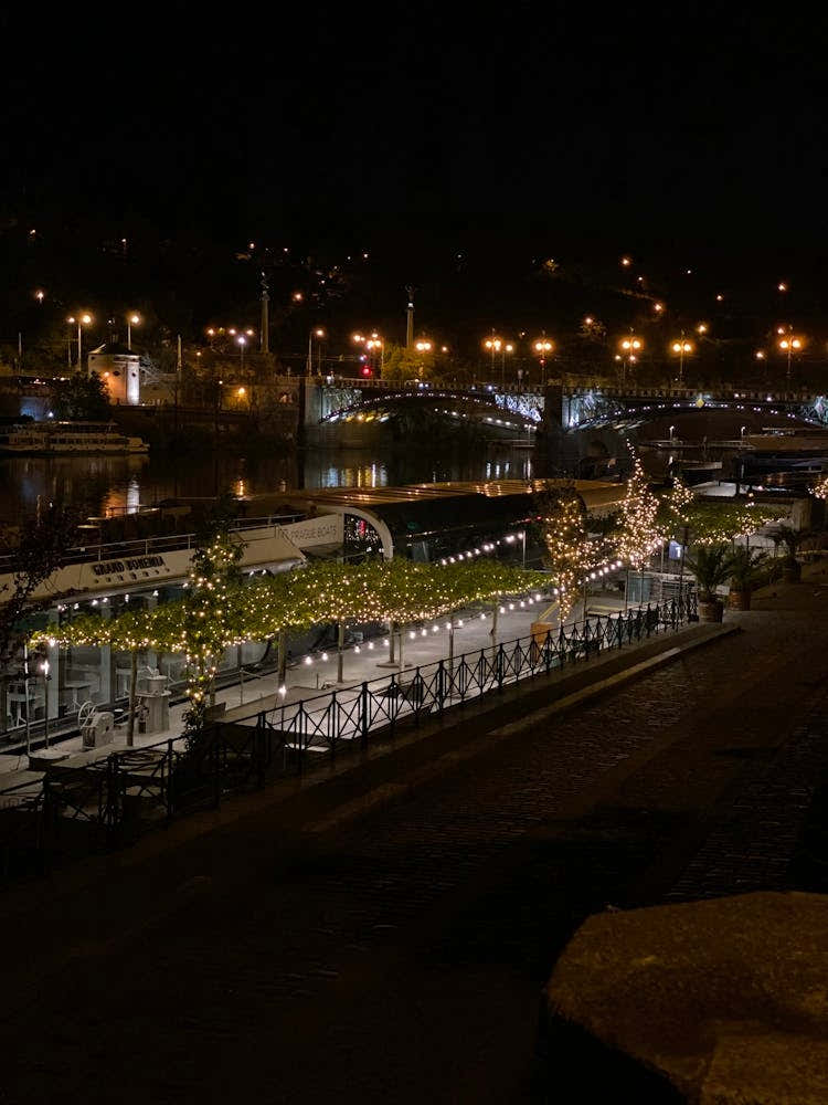 Christmas Lights On The River
