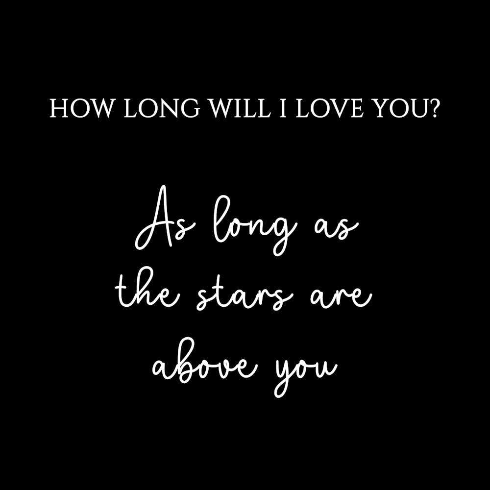 How Long Will I Love You II