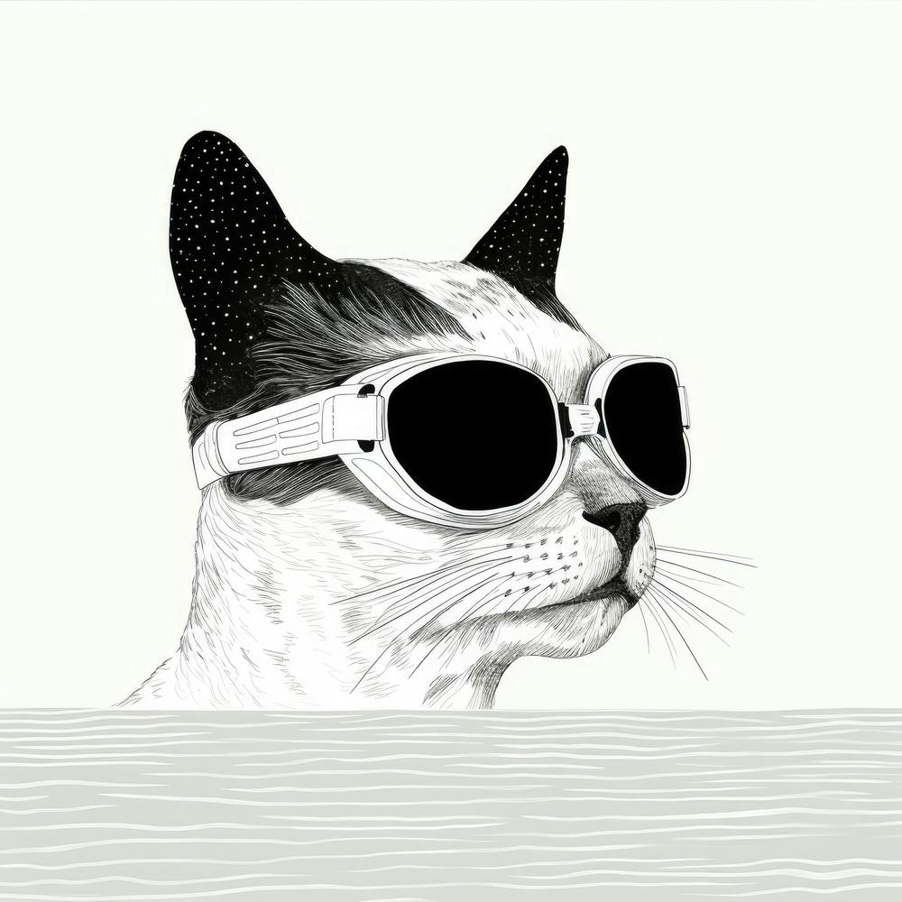 Cat In Sunglasses 5