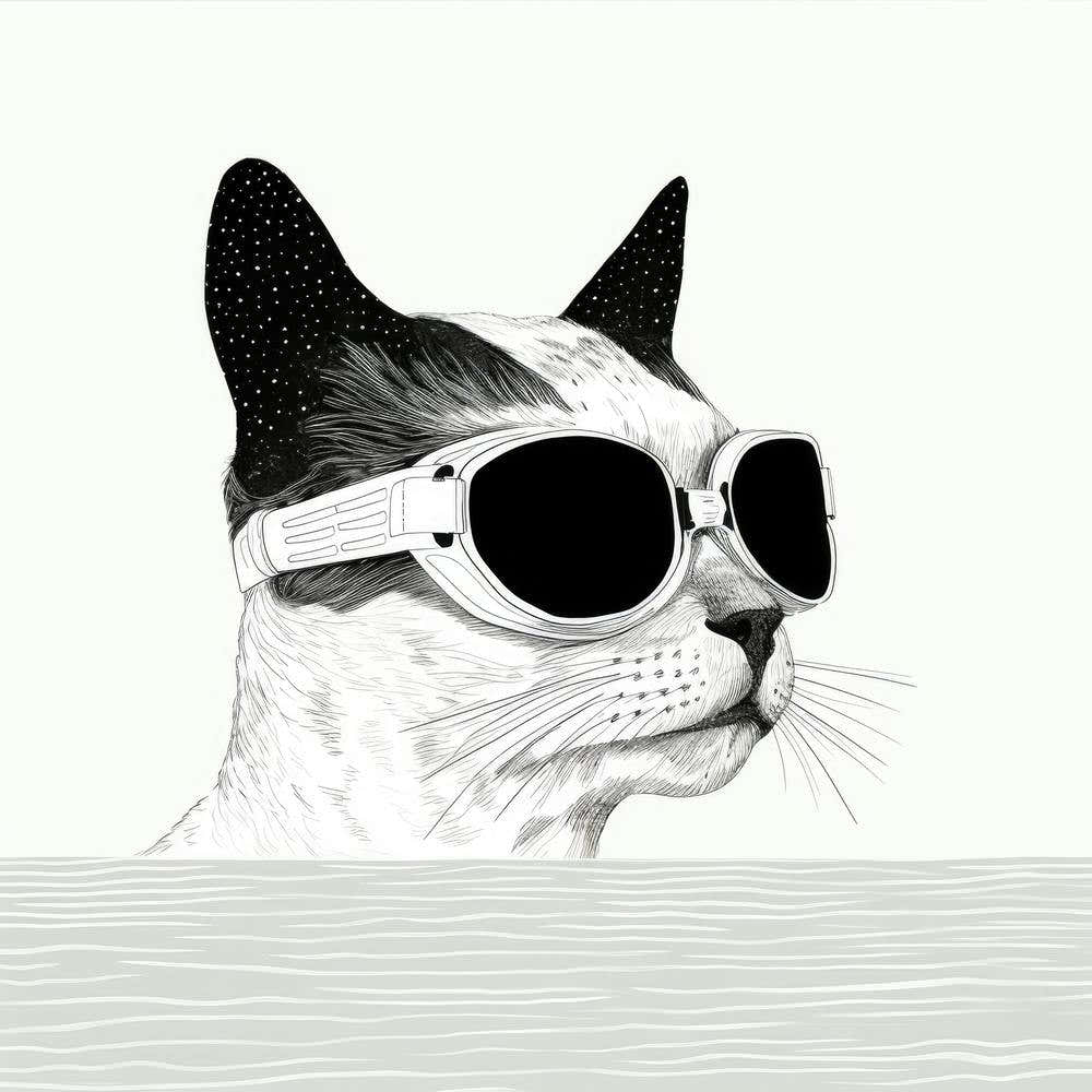 Cat In Sunglasses 5