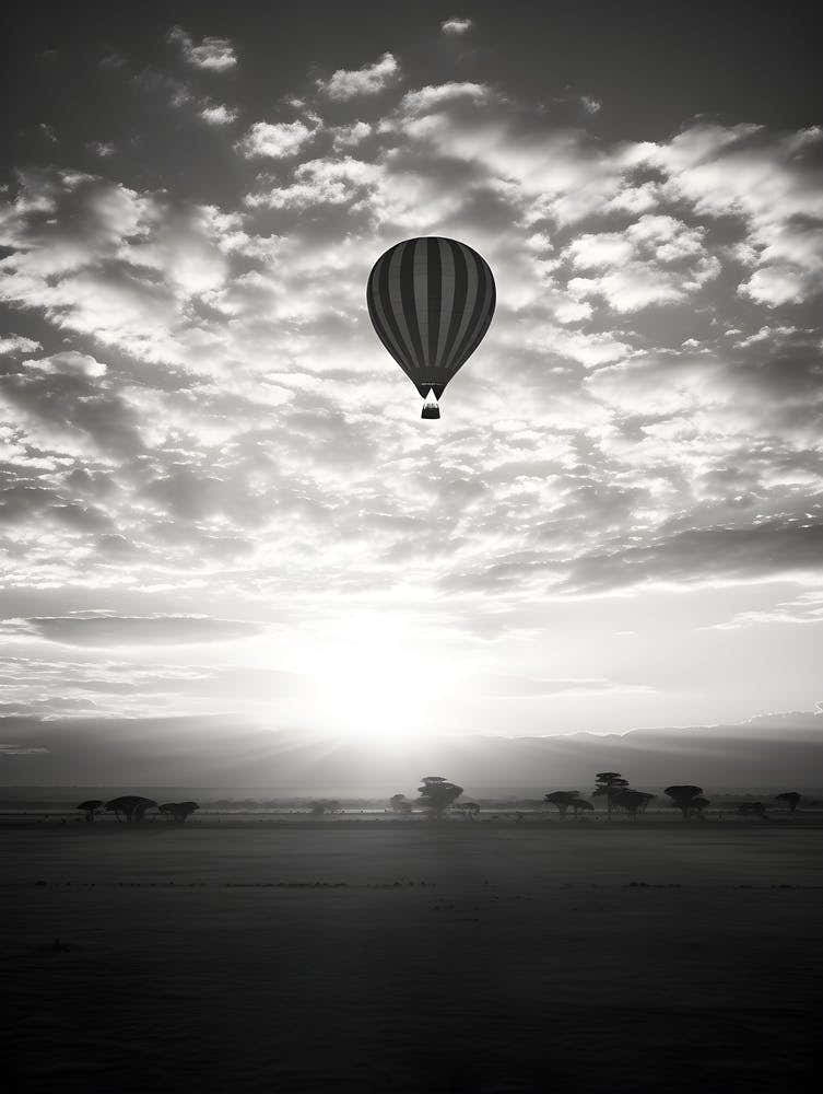Hot Air Balloon In The Sky
