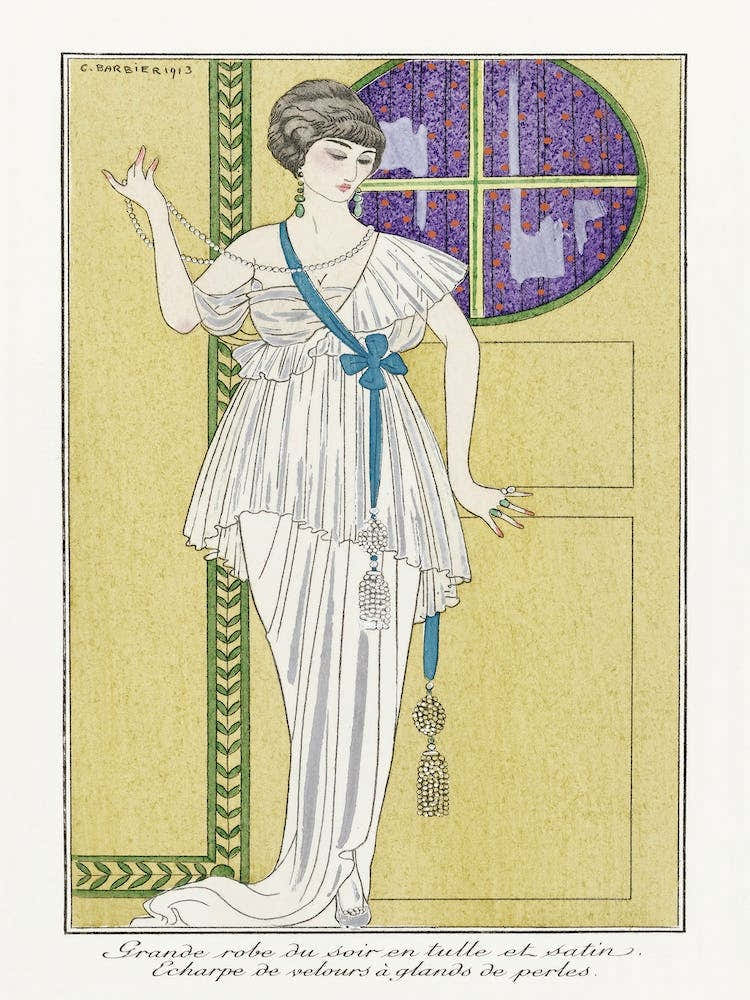 Costumes Parisiens No 6, George Barbier