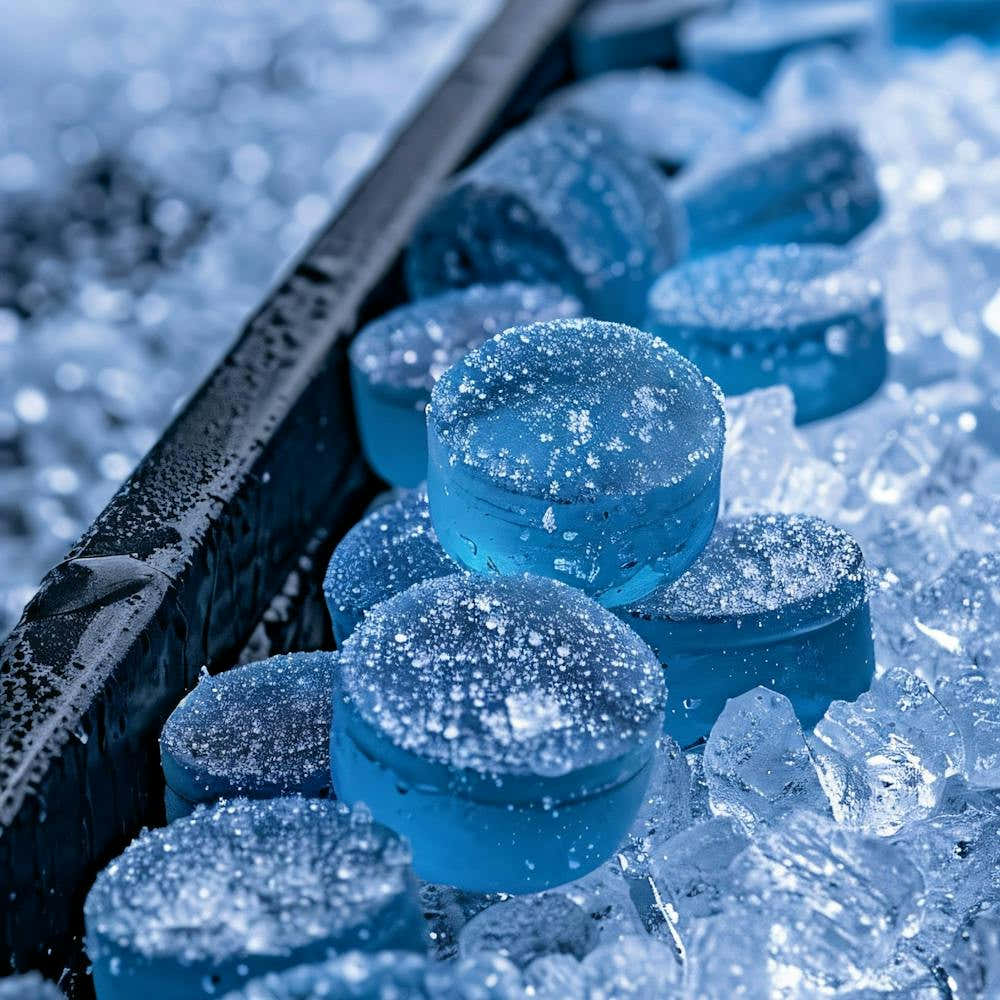 Blue Ice Cubes