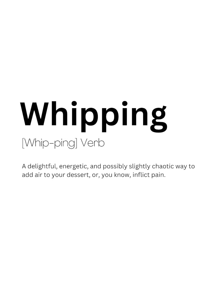 Whipping Definition Meaning