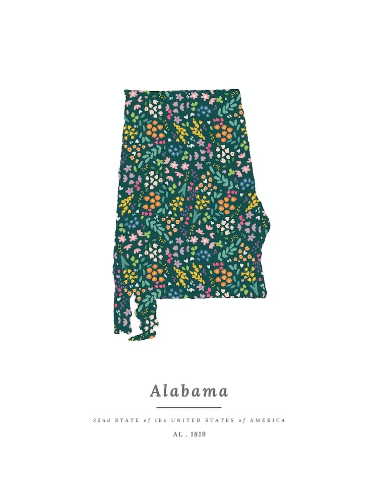 Alabama State | Wildflowers on Juniper Green