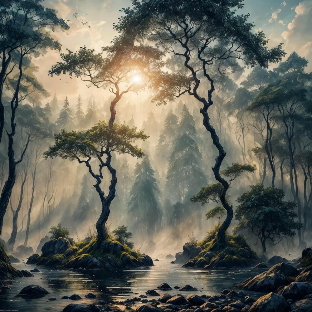 Forest In The Mist