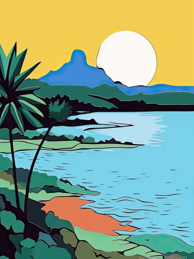 Minimal Design Style Of Bora Bora French, Polynesia 3