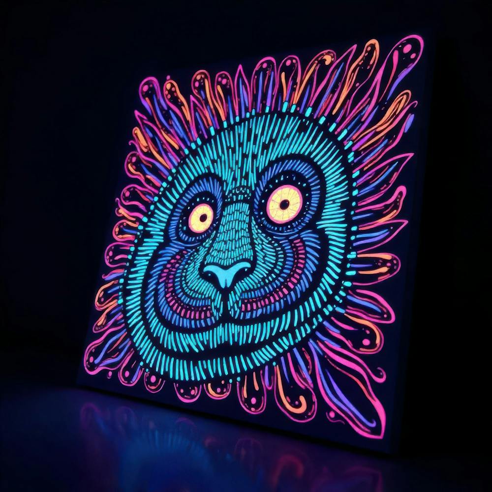 Glow In The Dark Painting