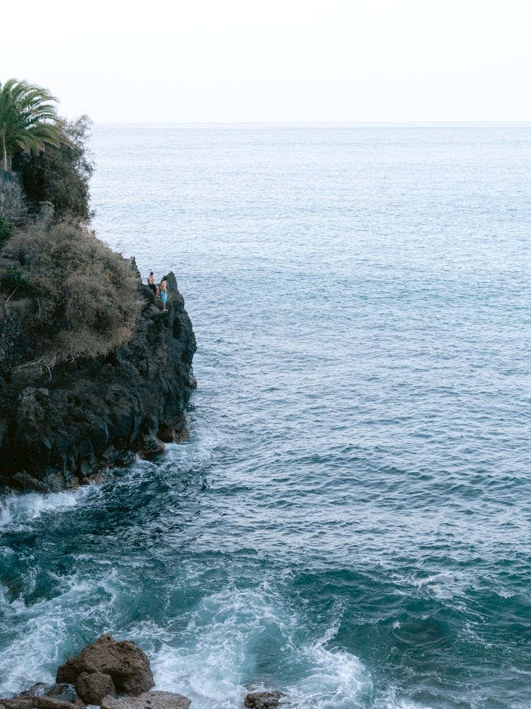 View at the Atlantic Sea, rocks, Tenerife, Canary Islands