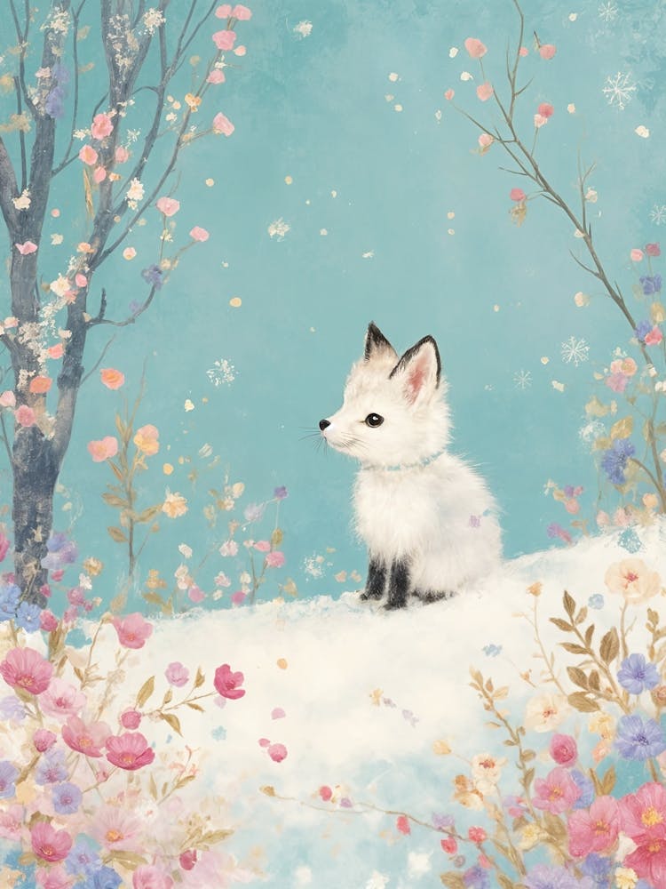 Little Fox In The Snow