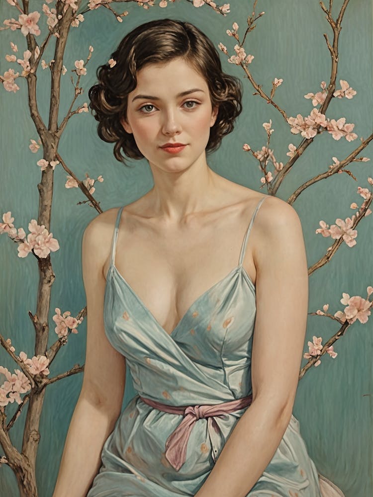 Cherry Blossom Woman no1