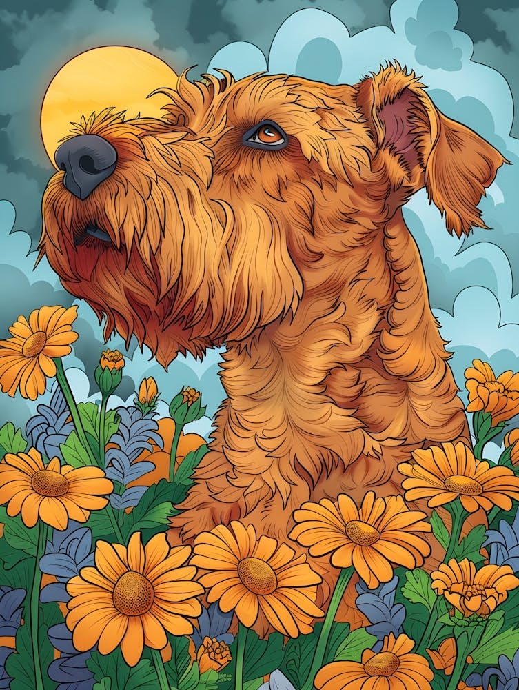 Dog In The Meadow