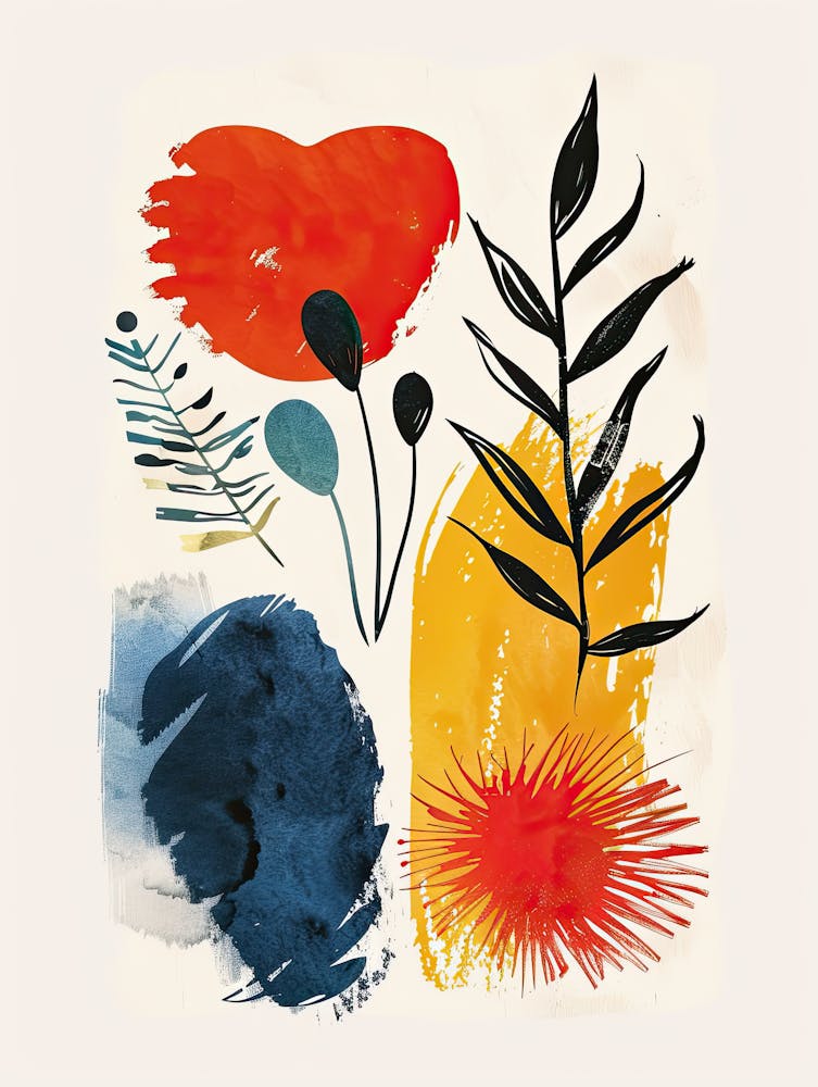 Atomic Sunrise Dreams Mid Century Style