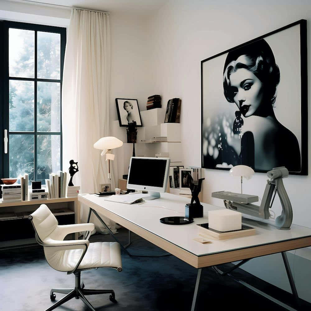 Modern home office by stylist