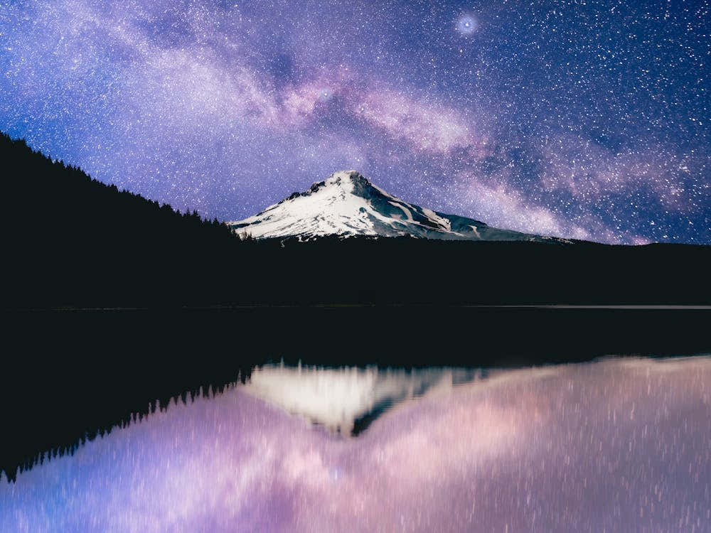 Summer Nights At The Lake - Milky Way Stars