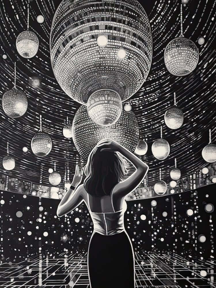 Disco Ball Ceiling Dancing 1