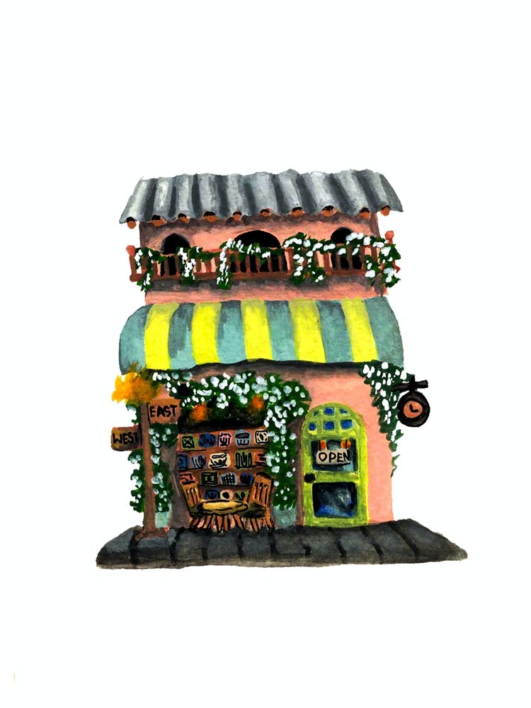 Cute Planter Ghibli Cafe