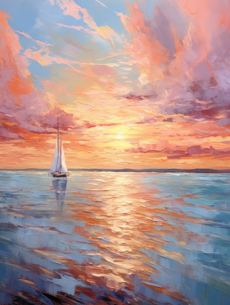 Sailboat At Sunset 21