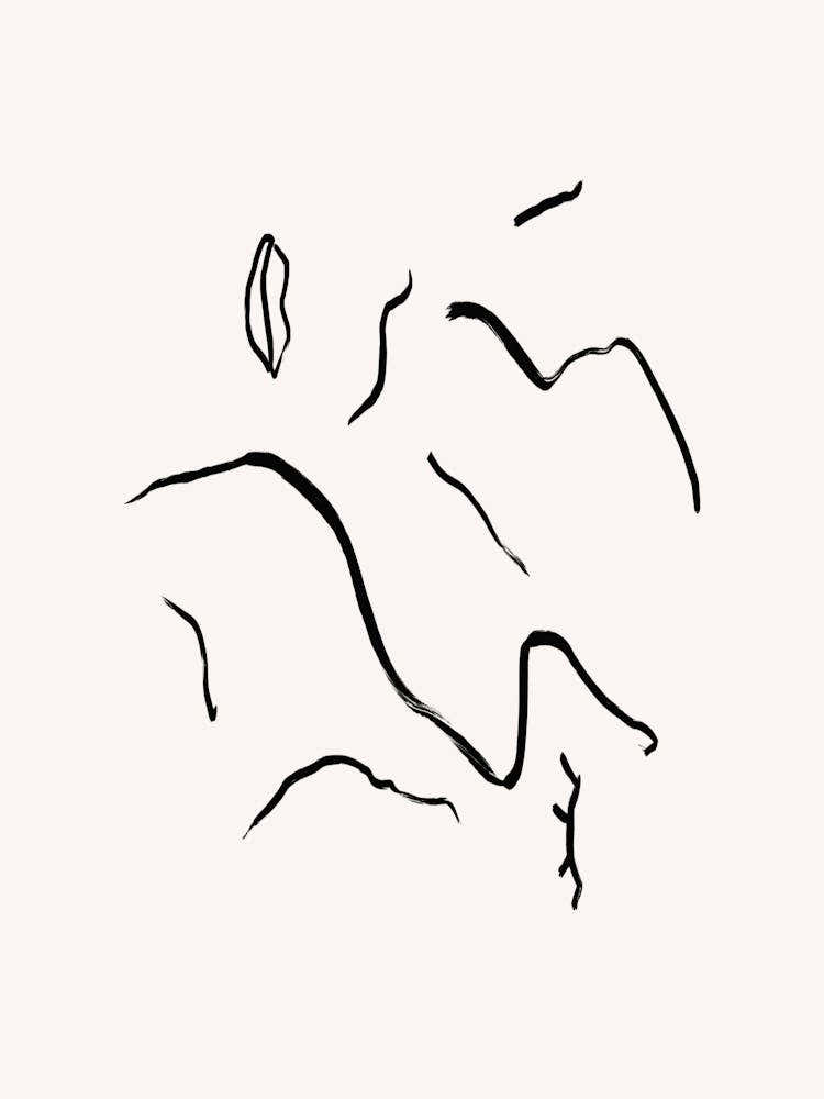 Line Drawing Of A Woman