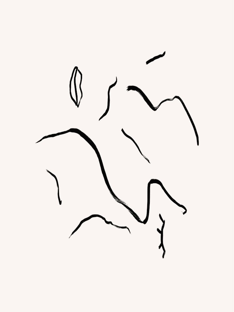 Line Drawing Of A Woman