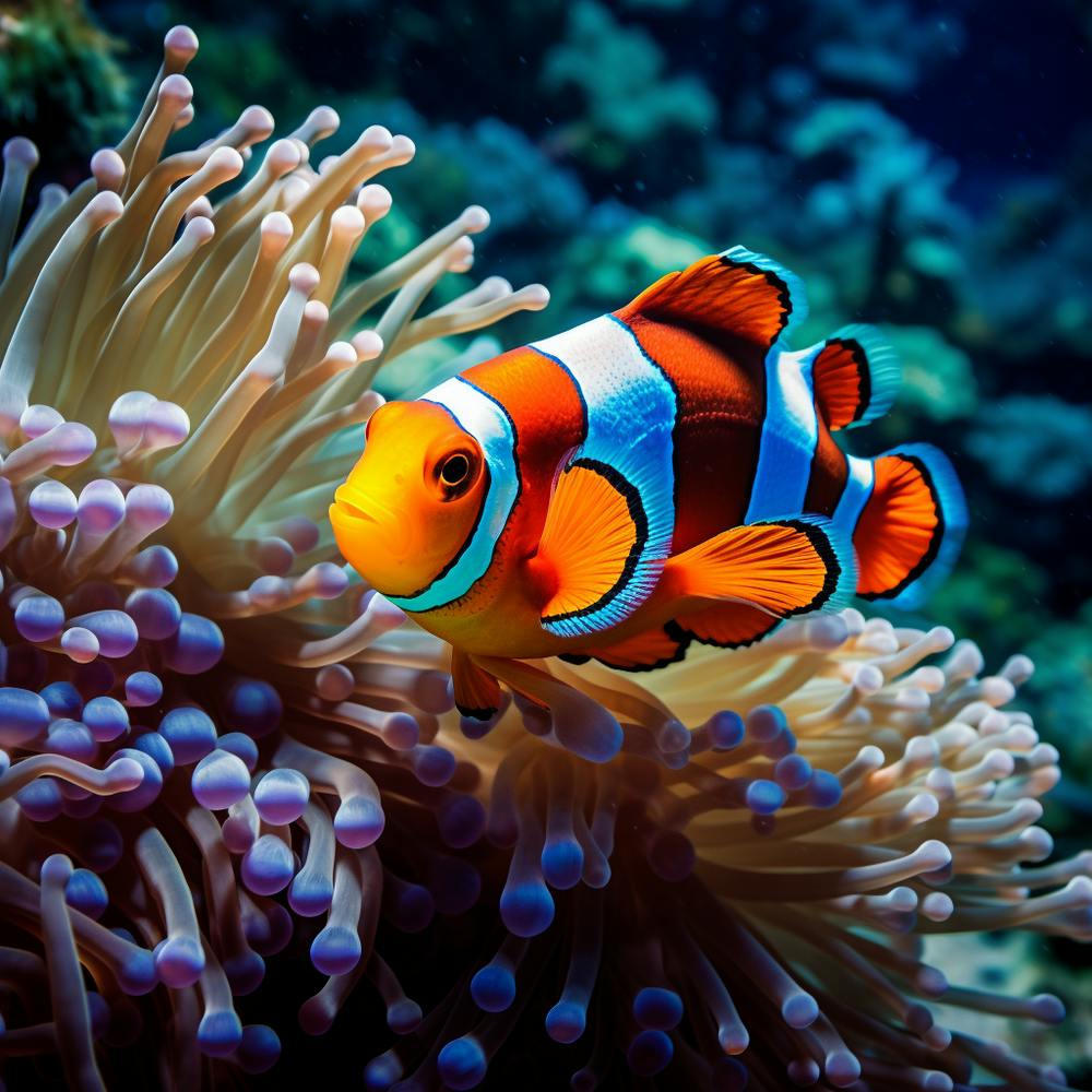 Clownfish In Anemone