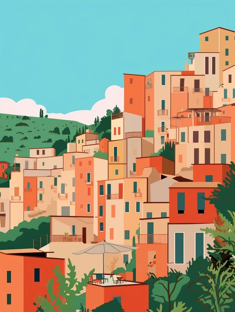 Italy 2 Travel Illustration