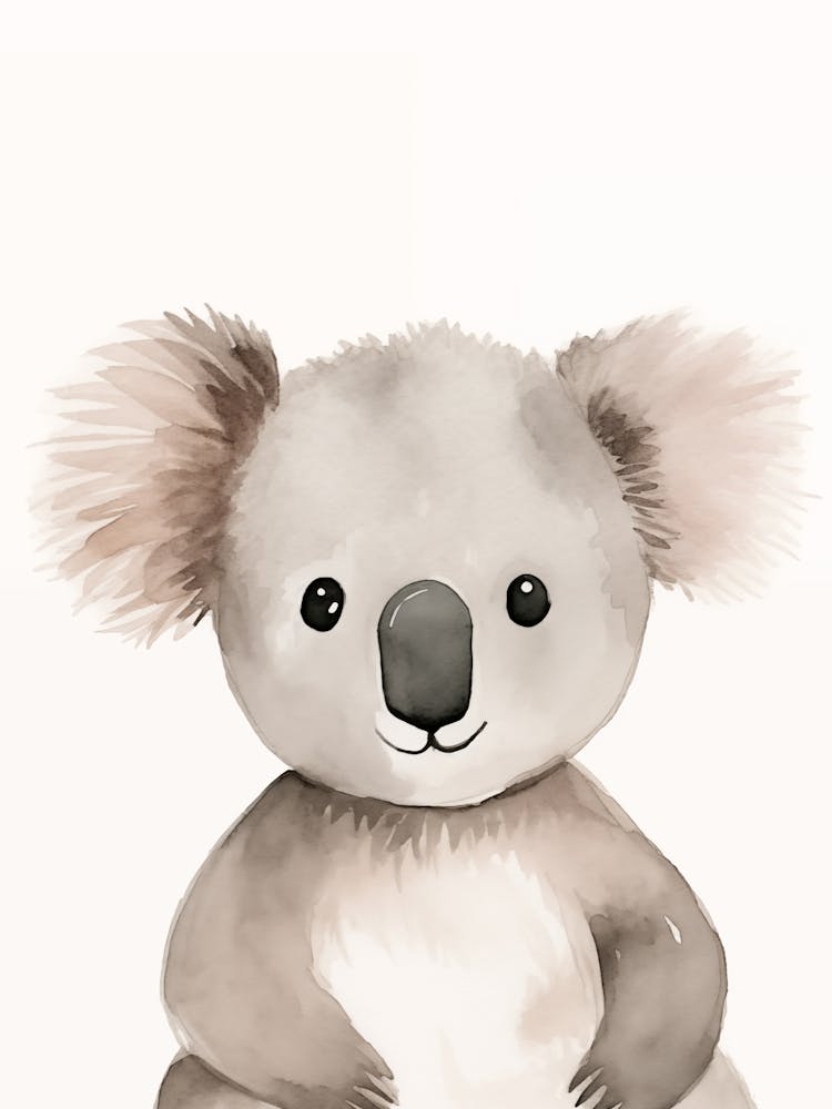 Watercolor Koala