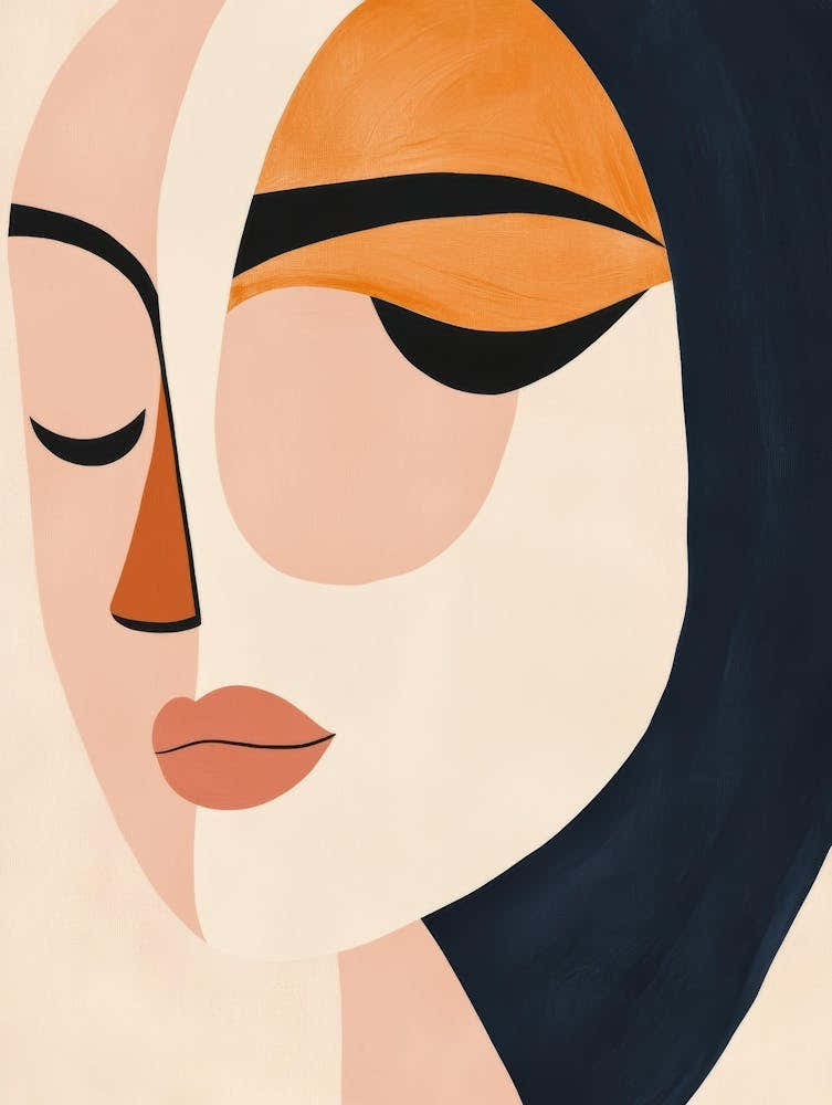 Abstract Woman'S Face 32