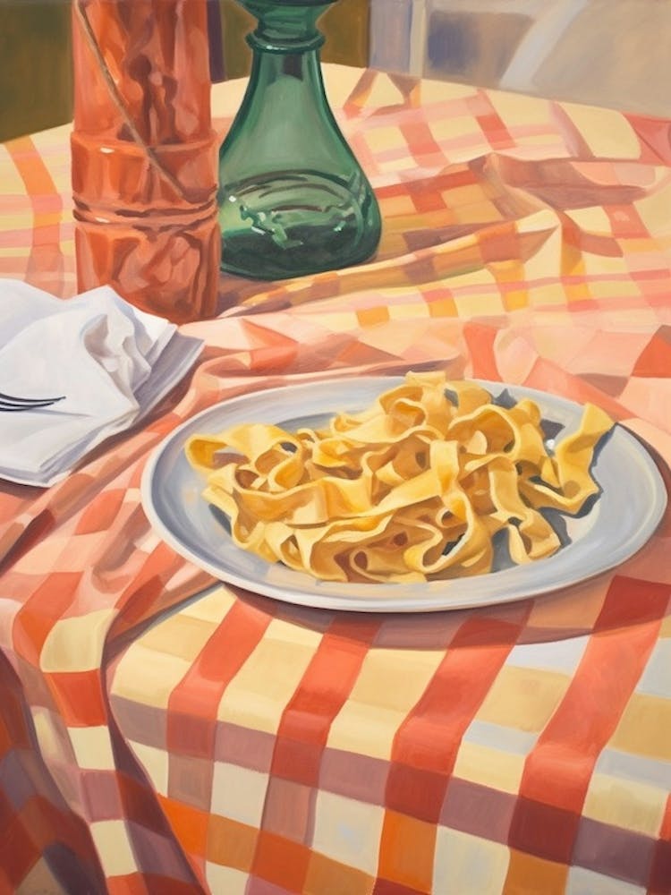 Tagliatelle Still Life Painting