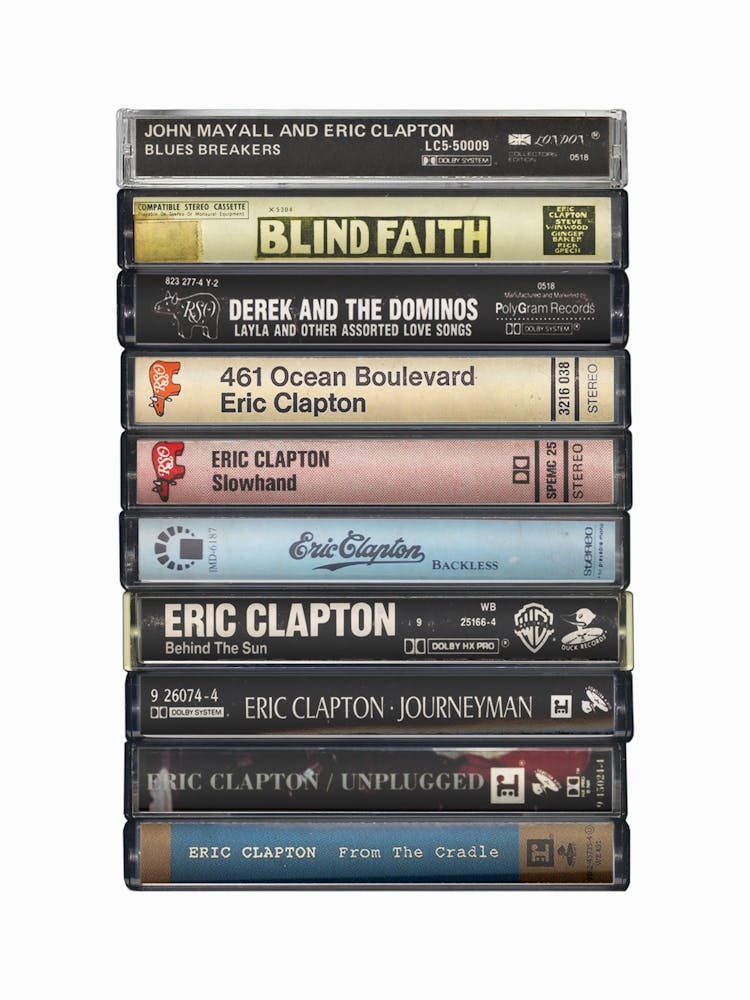 Eric Clapton - Albums - Cassette Print