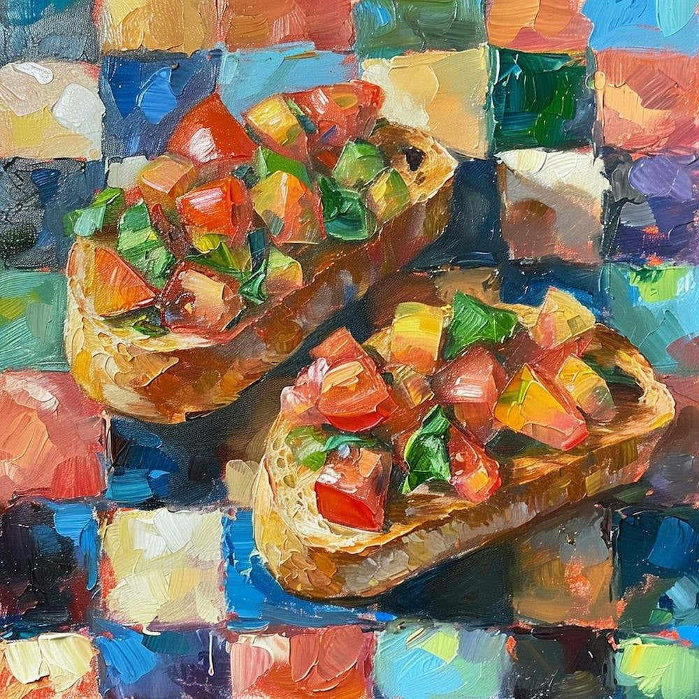 Pastel Tile Bruscetta 2