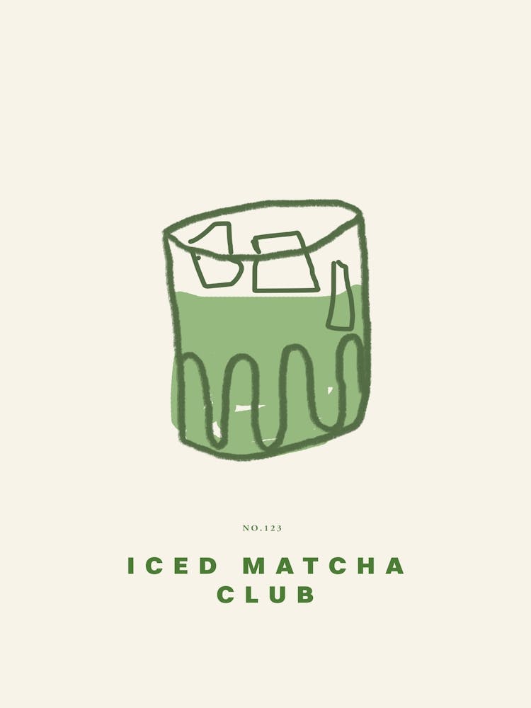 Iced matcha club 1