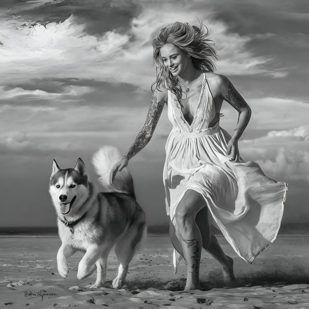 Bohemian And Dog