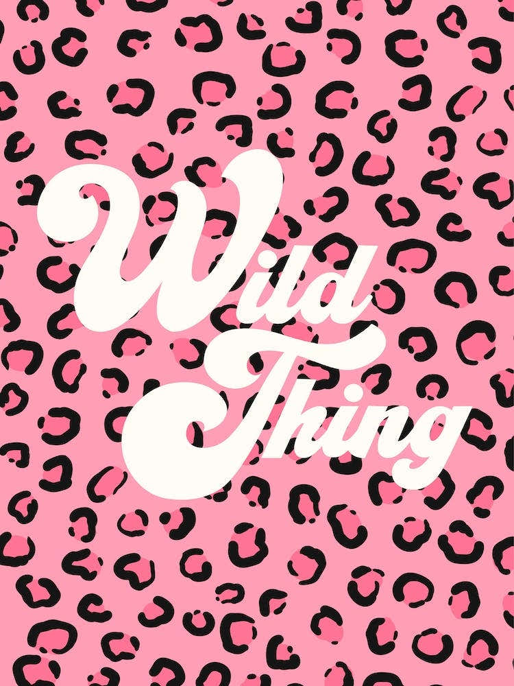 Pink Animal Print Wild Thing