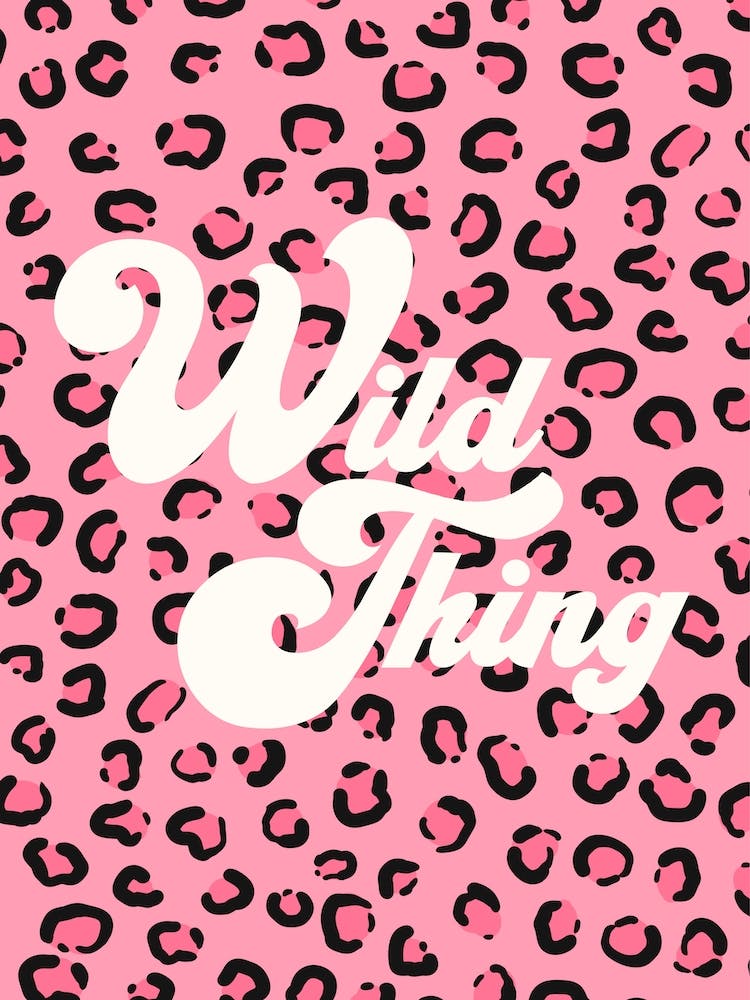 Pink Animal Print Wild Thing