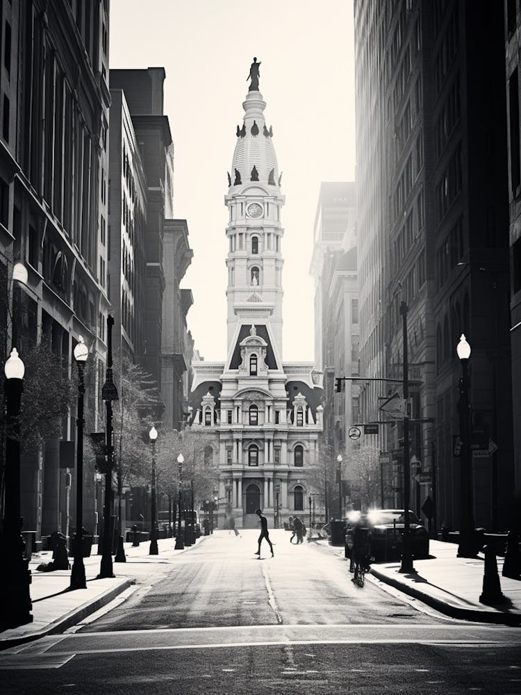 Philadelphia Black And White Analogue Photograph 3