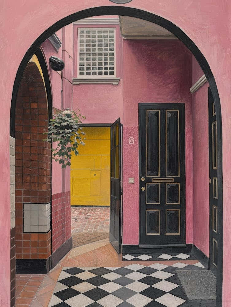 Pink Doorway