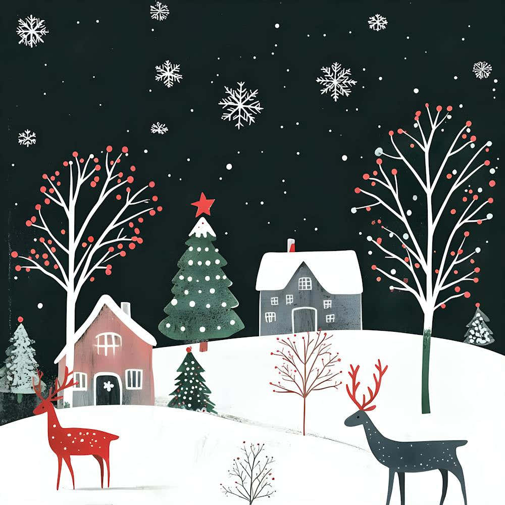 Modern Holiday Wall Art: Festive and Cozy Decor