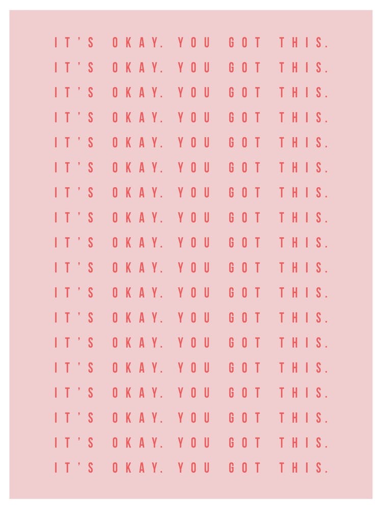 Its Okay You Got This Pink And Red