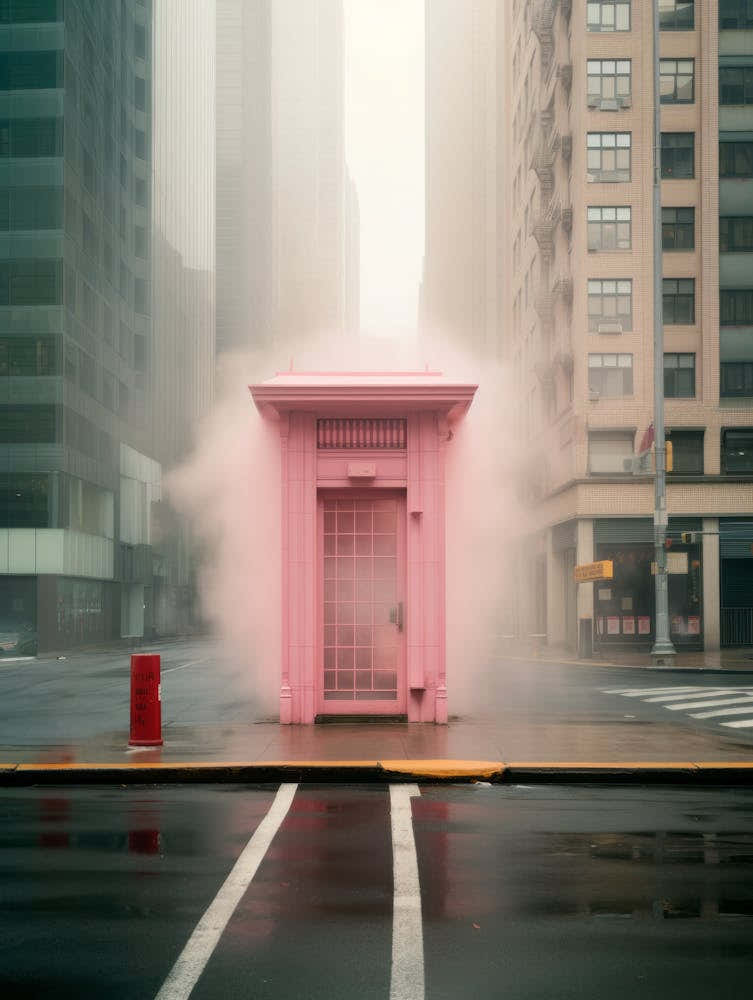 Pink Telephone Booth