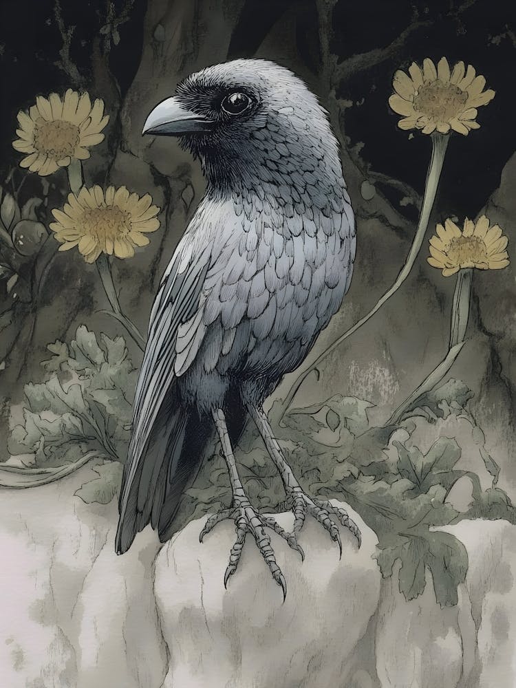 Dark Gothic Crow 6