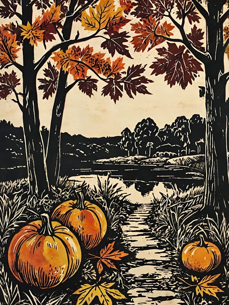 Pumpkins In The Woods 1